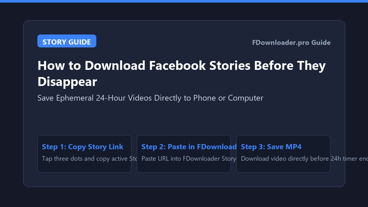 How to Download Facebook Stories Before They Disappear